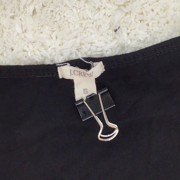 J. Crew black jersey ruffle dress - Picture 7 of 7